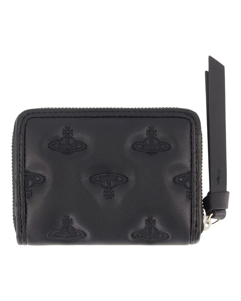 Vivienne Westwood Women's Coin Card Holder -  Synthetic Black Accessories Card-Holder Black