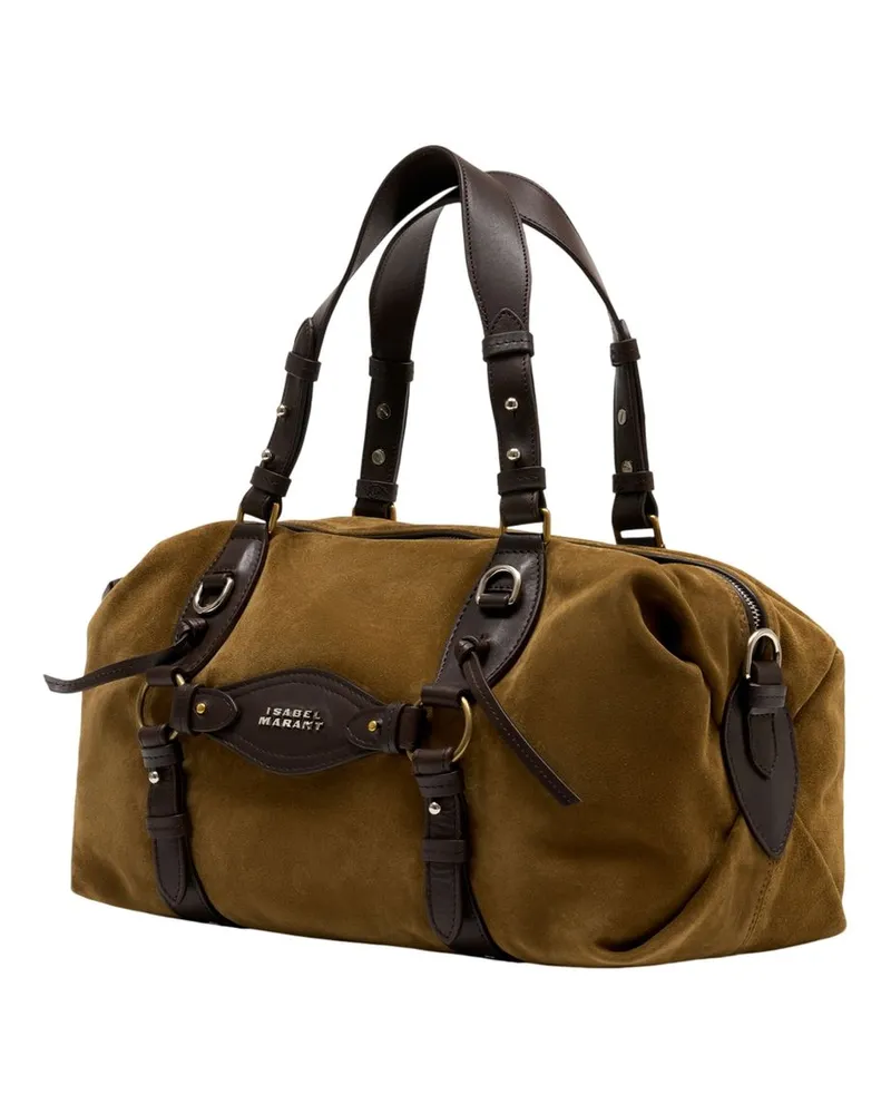 Isabel Marant Women's Tilpa Shoulder Bag Brown Calfskin Brown