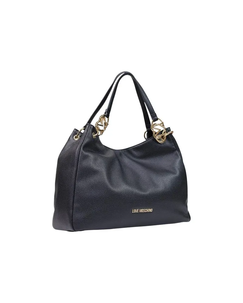 Moschino Women's Black Polyethylene Handbag Bag Black