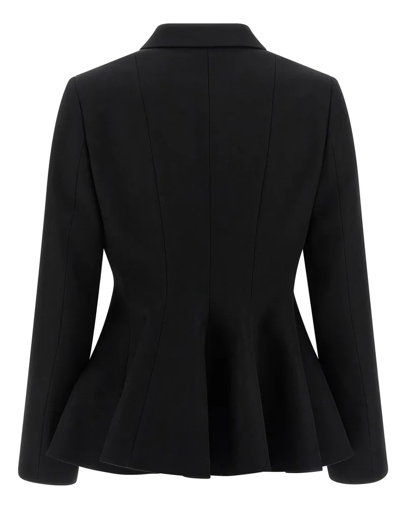 Fendi Women's Black Virgin Wool Blazer Clothing Black