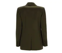 Envers Satin Blazer — Green