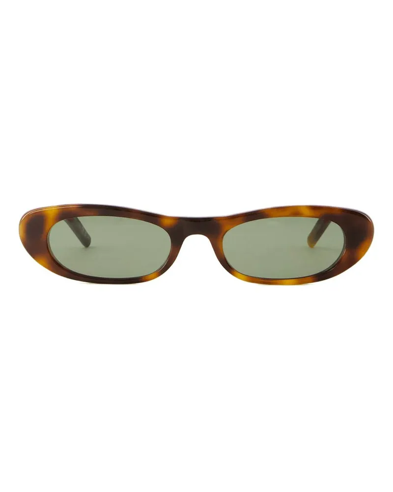 Saint Laurent Women's Sl Sunglasses Tortoiseshell Acetate Tortoiseshell