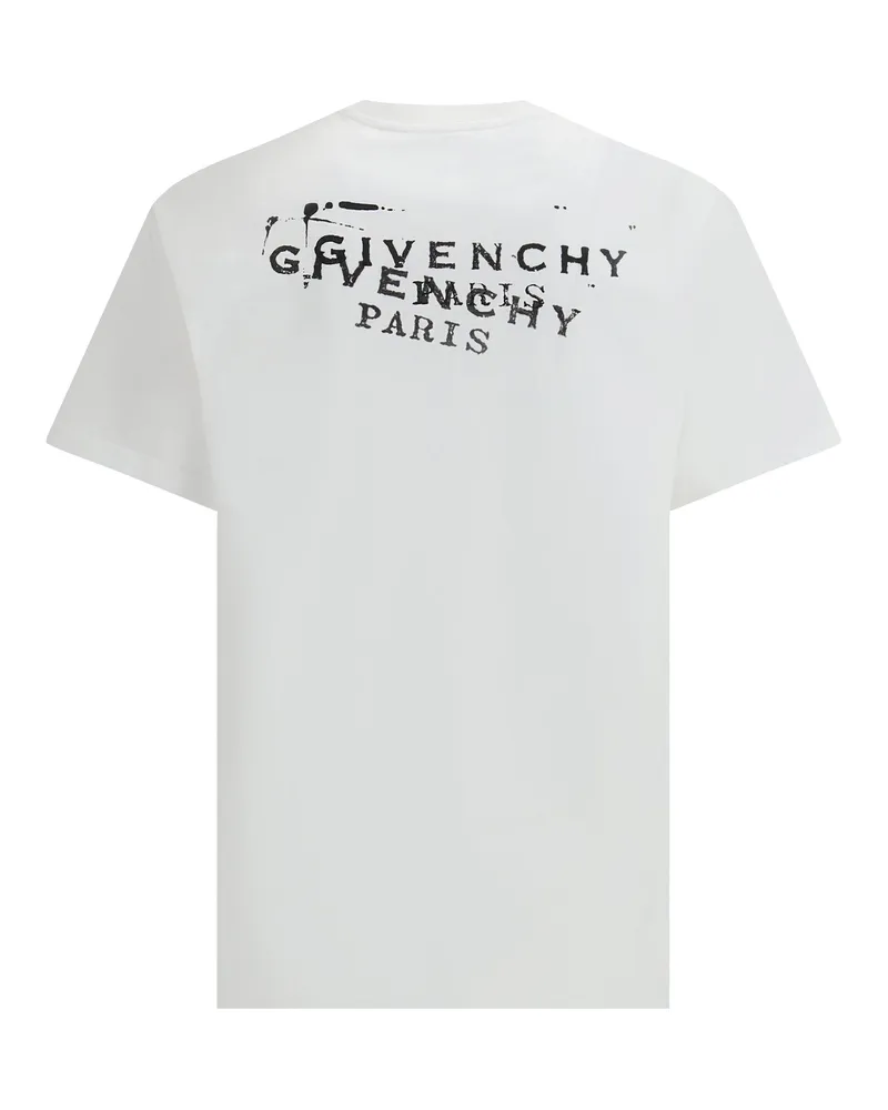Givenchy Men's Logo Cotton T-Shirt White T-Shirts And Polos White