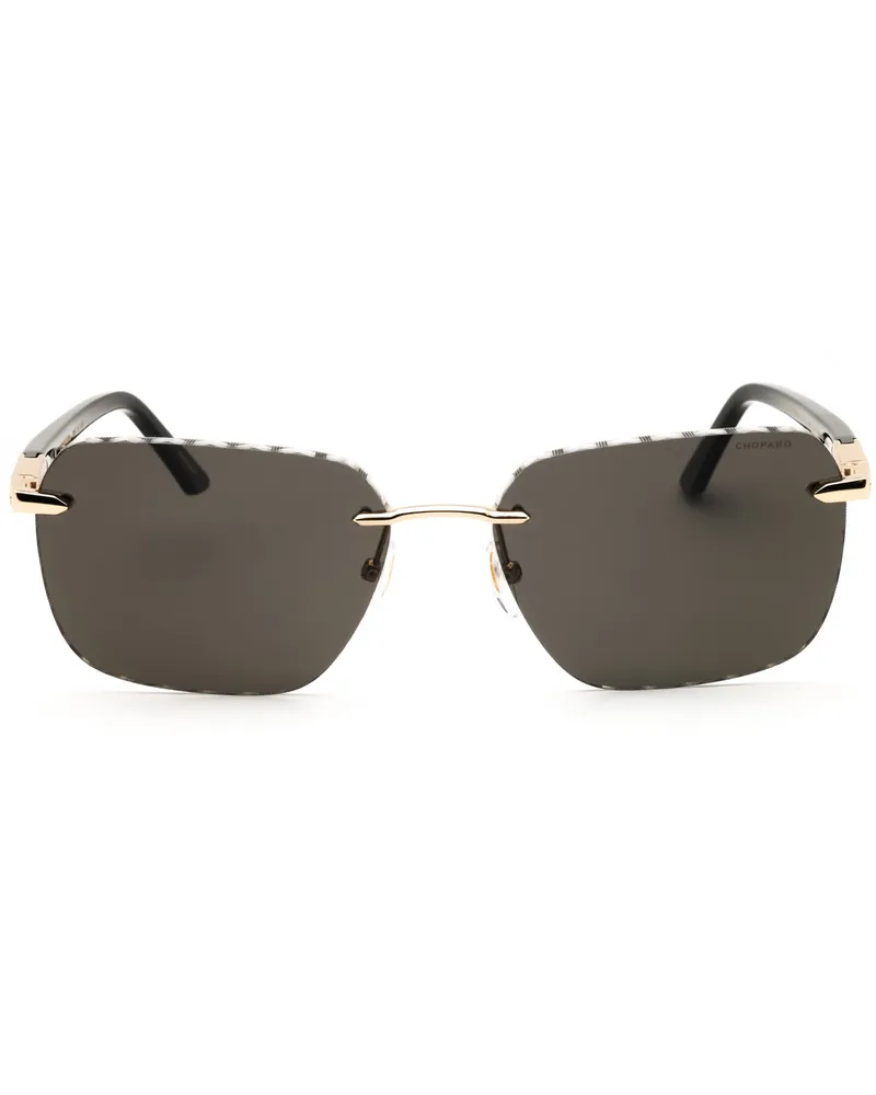 Chopard Men's Schg62 Sunglasses Rose Gold Rose