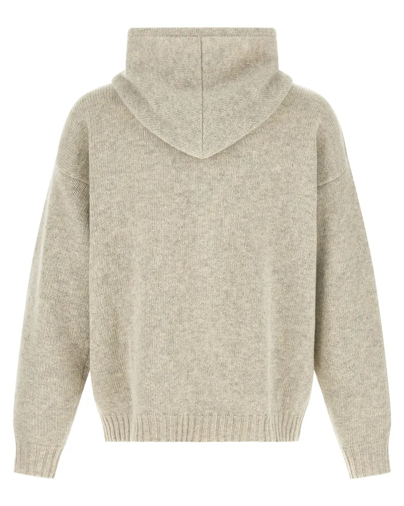 Maison Margiela Men's Gray Wool Cardigan Clothing Gray