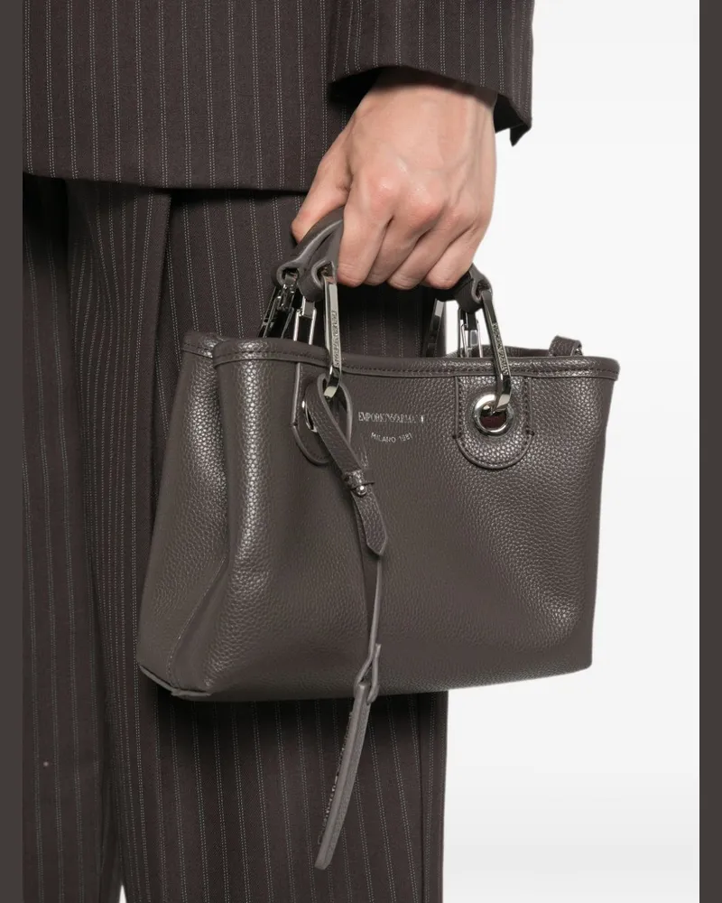 Emporio Armani Top Handle Bag — Grey Grey