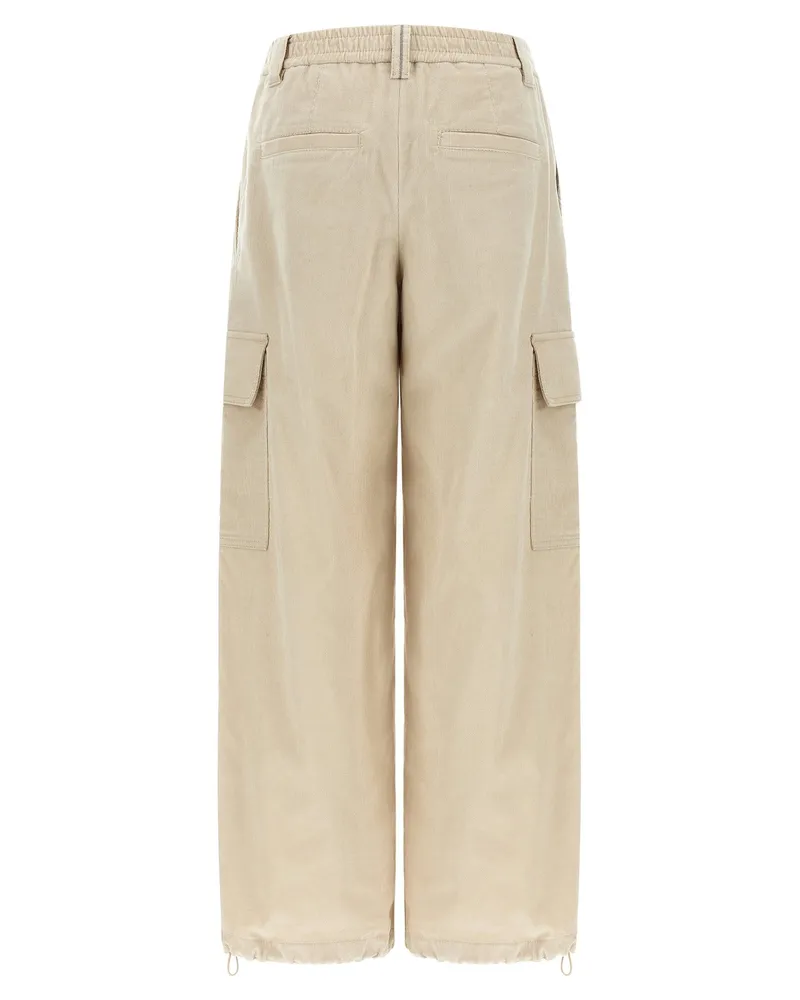 Brunello Cucinelli Cargo Pants — Beige Beige
