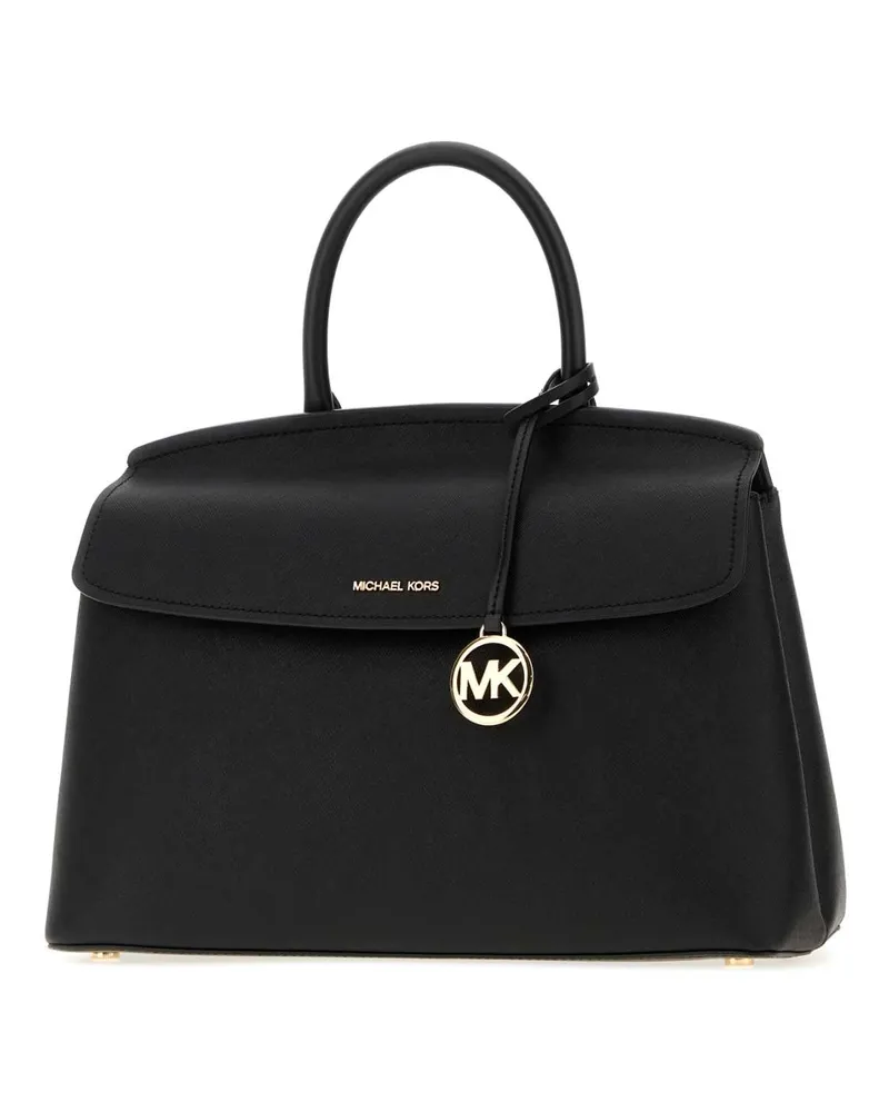 Michael Kors Women's Black Leather Freddie Handbag Borse A Mano Bag Black
