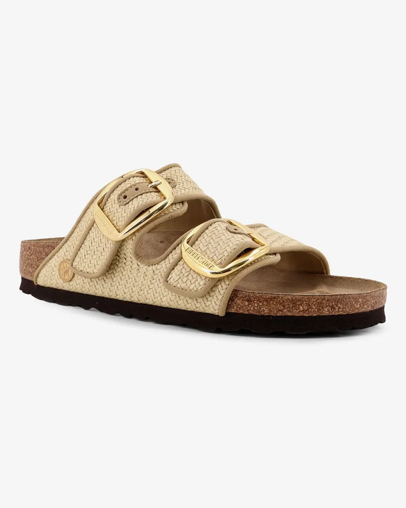 Birkenstock Women's Arizona Big Raffia Sandals Beige Raffia-Rubber Raffia/rubber 