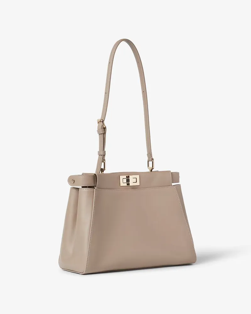 Fendi H26 Top Handle Bag — Beige Beige