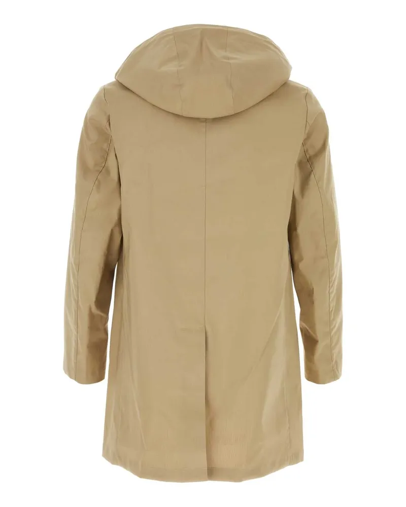 MACKINTOSH Men's Beige Cotton Cambridge Raincoat Fawn Exterior: Giubbini Beige