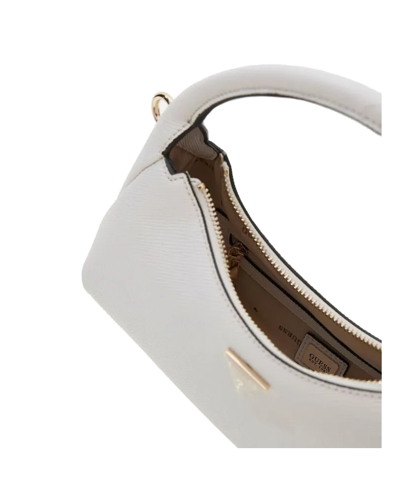 Guess Women's Hobo Bag Off White Polyurethane - Handbags White