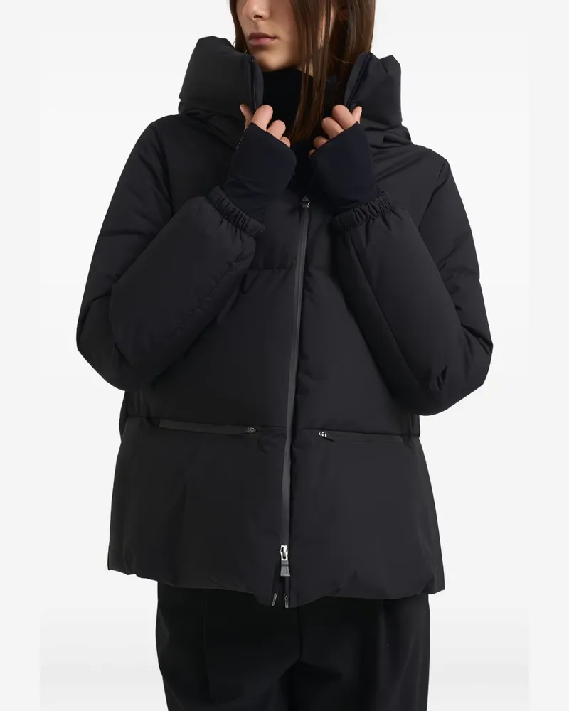 Herno Quilted Down Down Jacket — Black Black