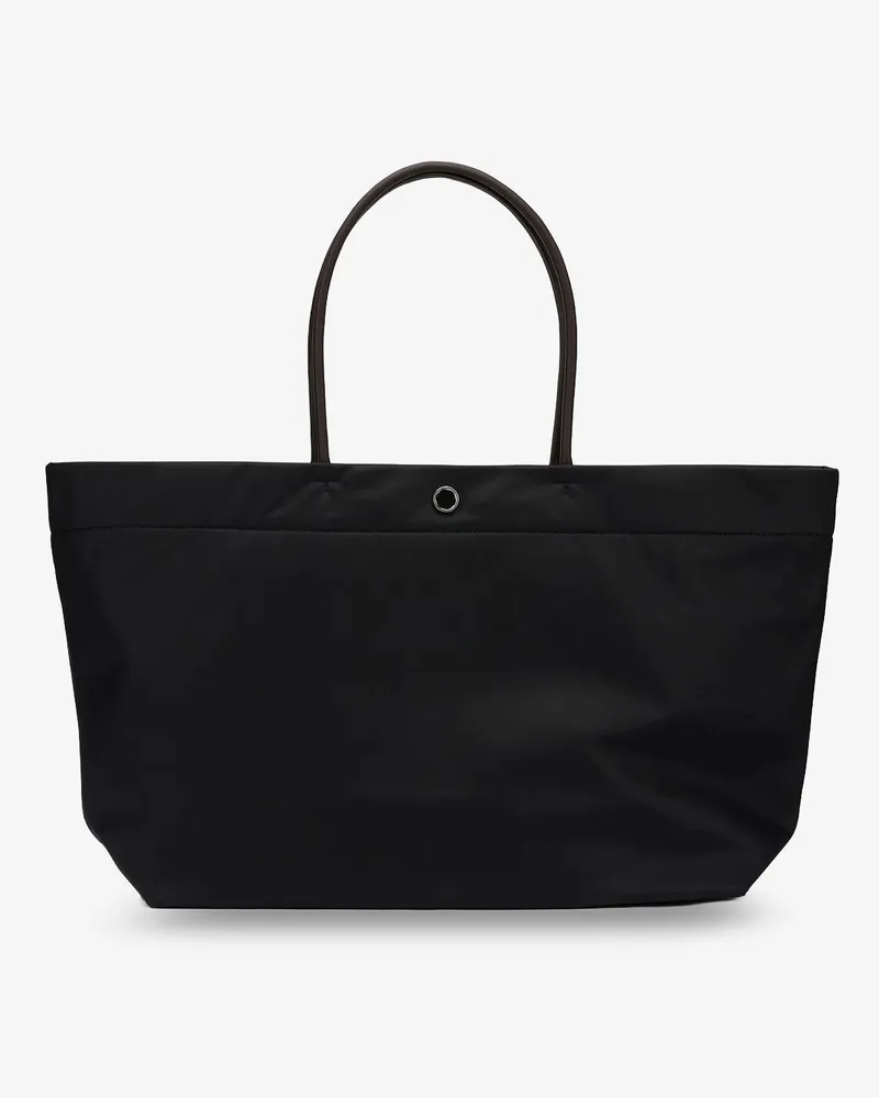 Tory Burch Women's Nylon Shoulder Bag With Front Logo Black Black