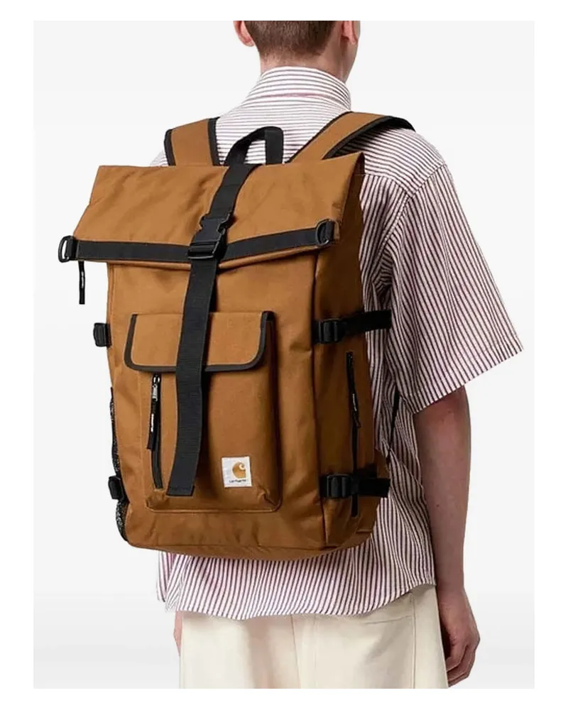 Carhartt WIP Phil Roll-Top Backpack — Brown Brown