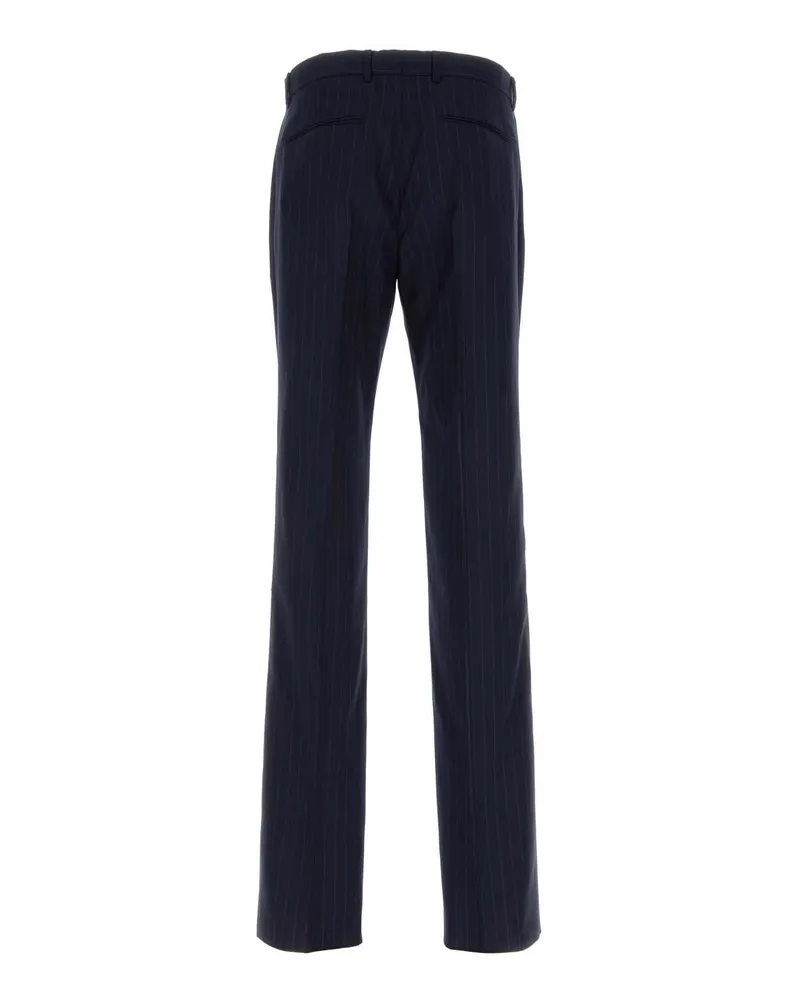 Givenchy Men's Embroidered Wool Pant Deepblue Exterior: Pantaloni Navy