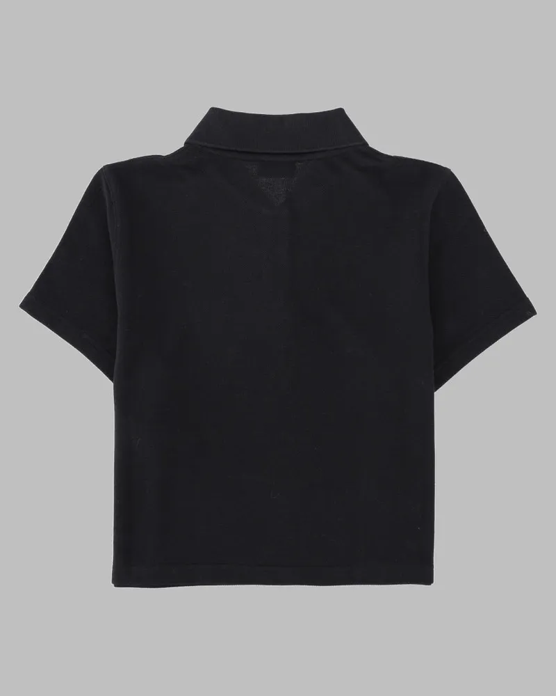 Saint Laurent Cassandre Polo — Black Black