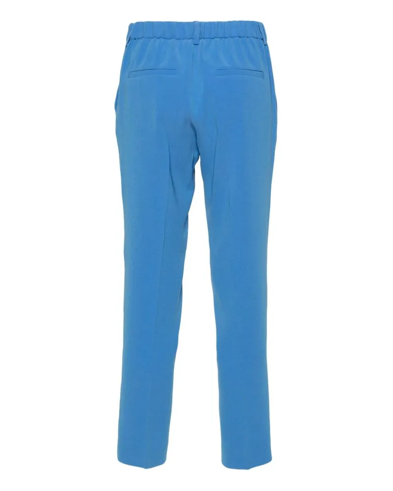 Alberto Biani Cady Interlock Weave Trousers — Blue Blue