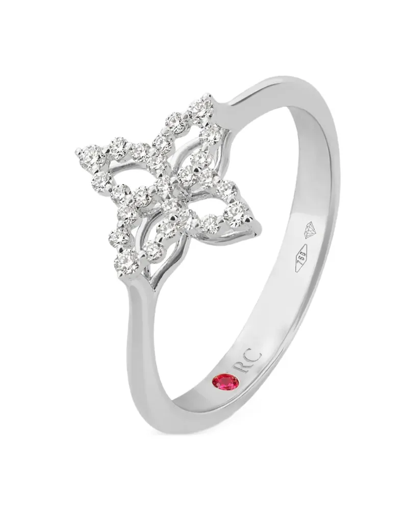Roberto Coin 18kt White Gold Diamonds Ring Ss26 W White