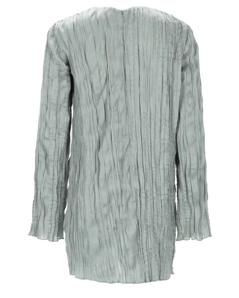 STAUD Kona Mini Dress — Silver Silver