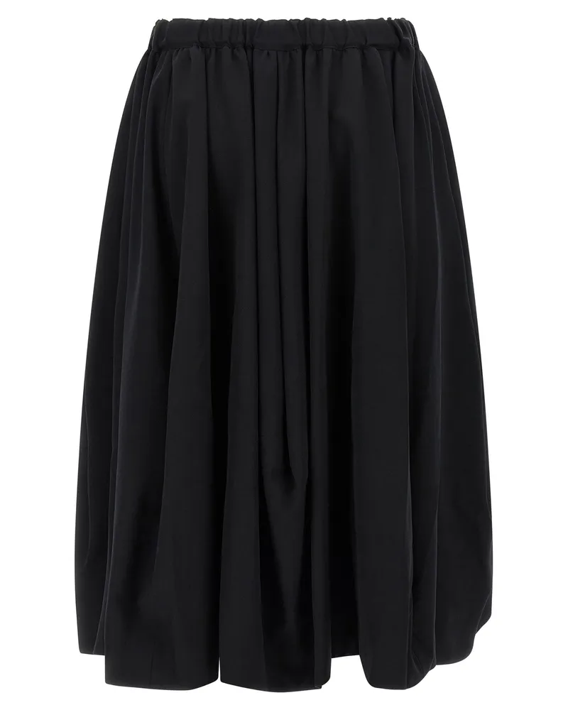 Comme des Garçons Wheel Skirt — Black Black