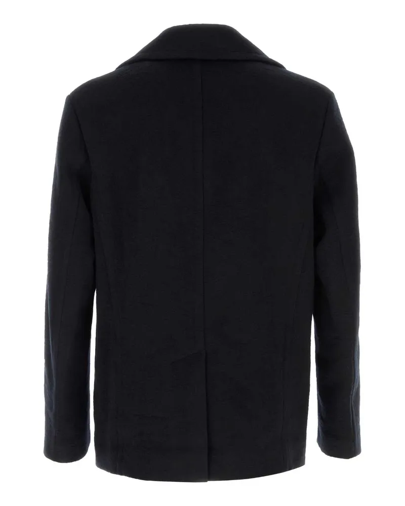 Etro Men's Midnight Blue Wool Coat B0339 Cappotti Navy