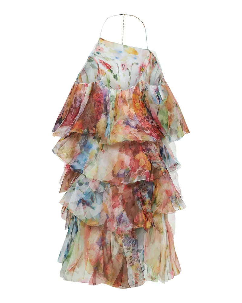 Zimmermann Women's Maxi Dress Luna Georgette Multicolour Polyester Multicolor