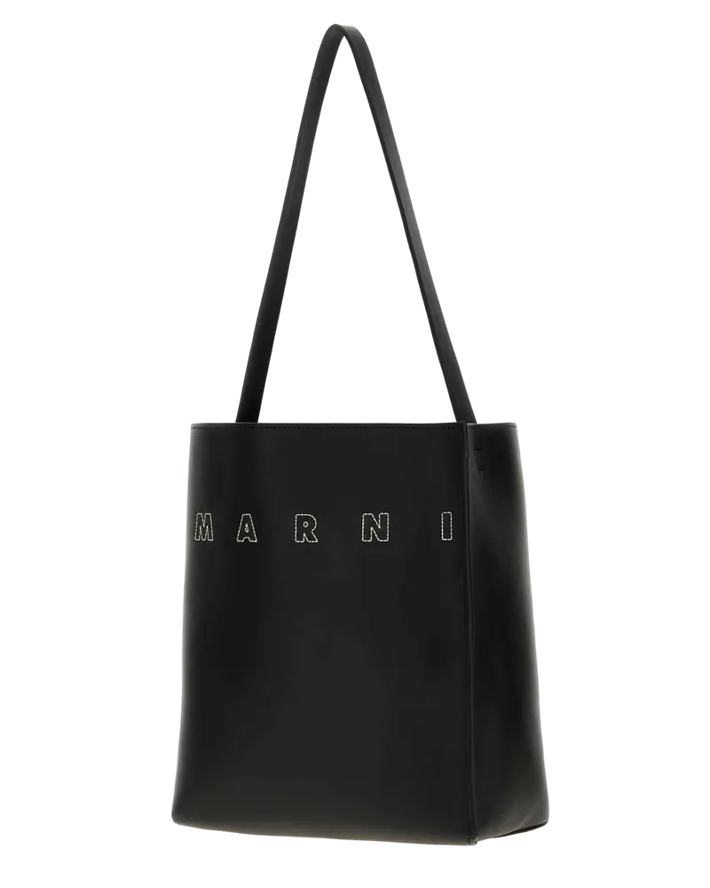 Marni Hobo Tote Bag — Black Black