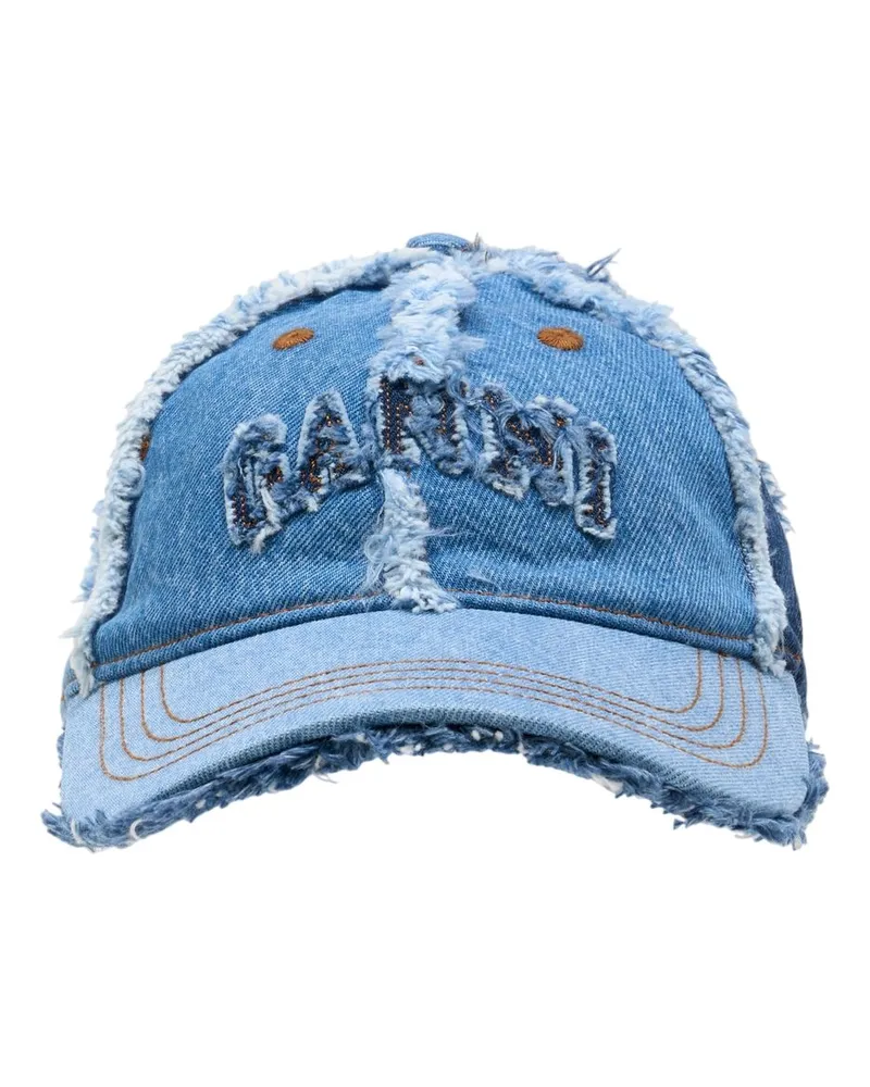 Ganni Women's Cap -  Cotton Multicolor Accessories Hats Blue