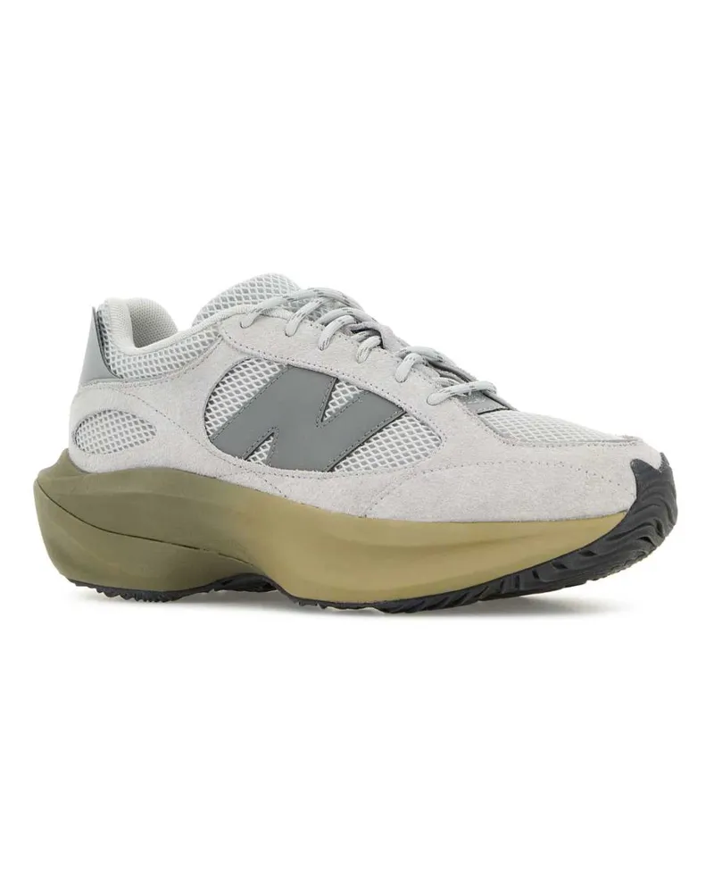 New Balance Unisex Grey Suede And Mesh Wrpd Sneakers Raincloud Gray