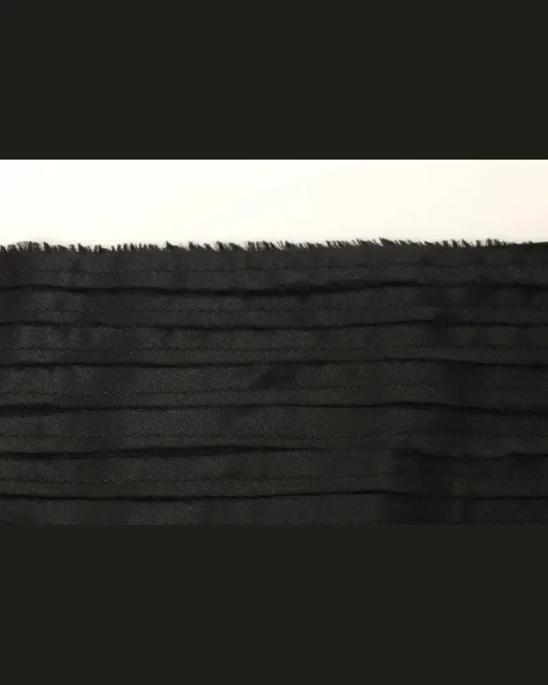 Dolce & Gabbana Black Silk Womens Waist Cummerbund Accessory Black