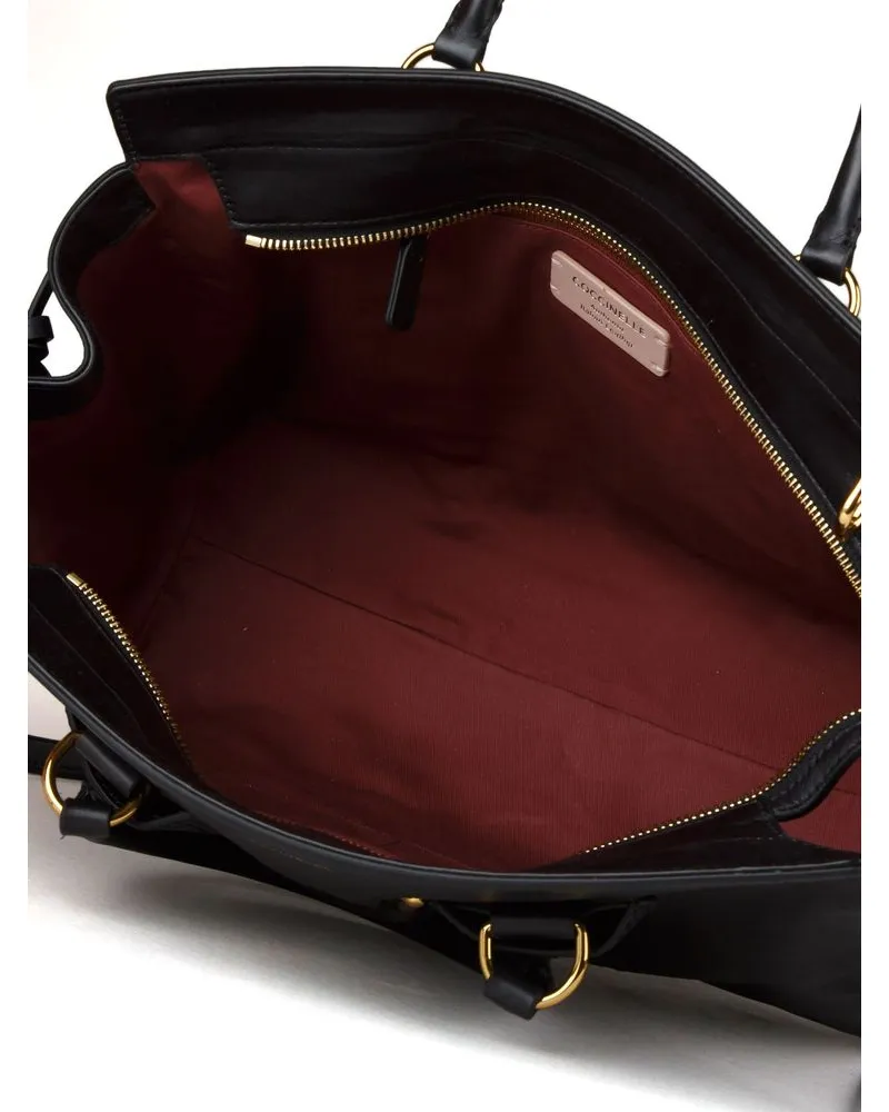 Coccinelle Women's Handbag Black Cow Leather Bags - Handbags Black