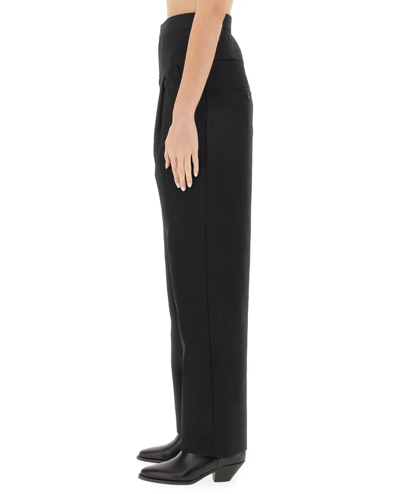 Isabel Marant Wool Trousers — Black Black
