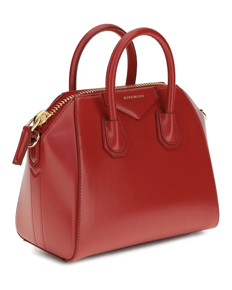 Givenchy Antigona Mini Top Handle Bag — Red Red