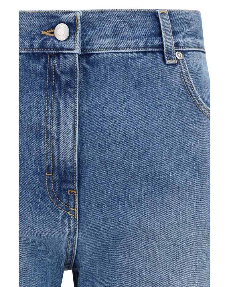 Calvin Klein Women's Straight-Leg Jeans Light Blue Cotton Blue