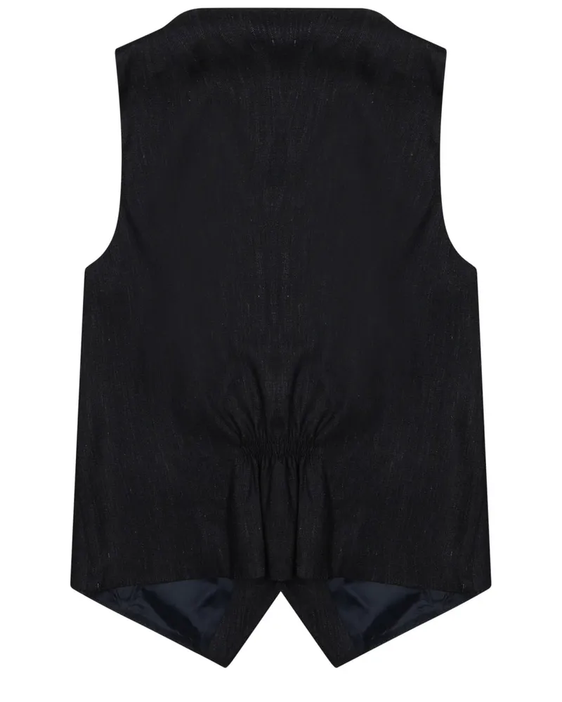 Tagliatore Gracie Gilet — Blue Blue