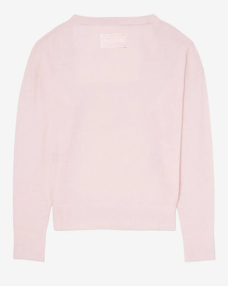 Balenciaga Women's Sweater Cashmere Pink Pink