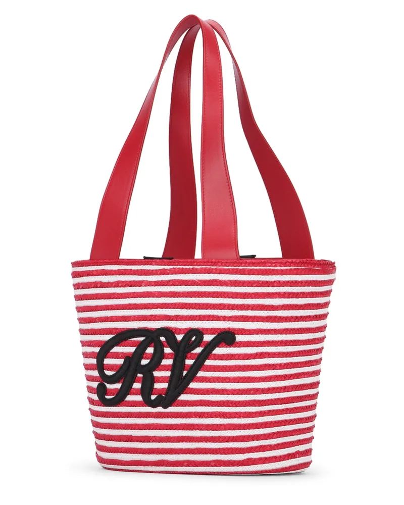 Roger Vivier Women's Rv Tote Red Straw Red