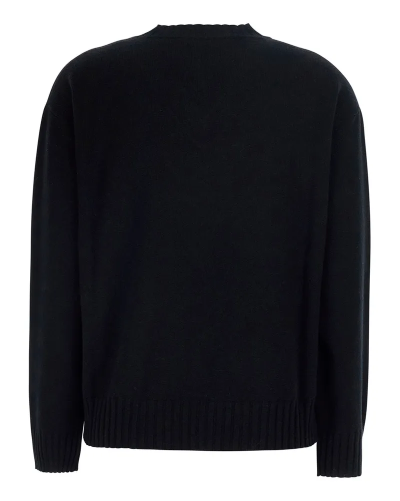 Fabiana Filippi Wool, Silk & Cashmere Blend Sweater — Black Black