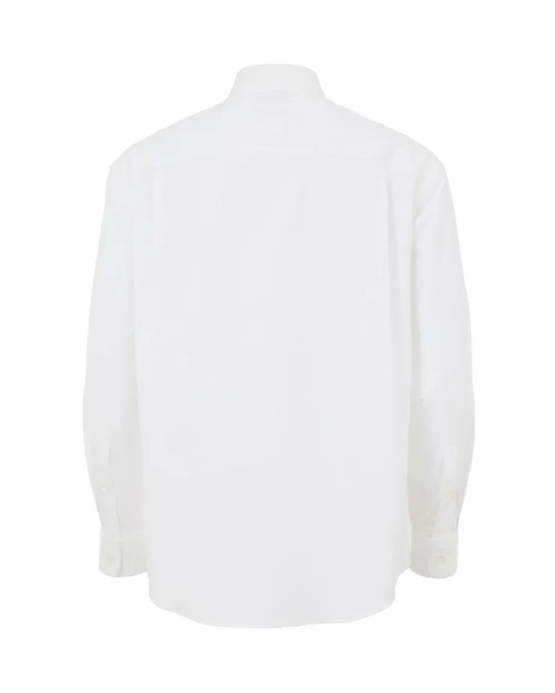 Gucci Men White Cotton Dress Shirt White