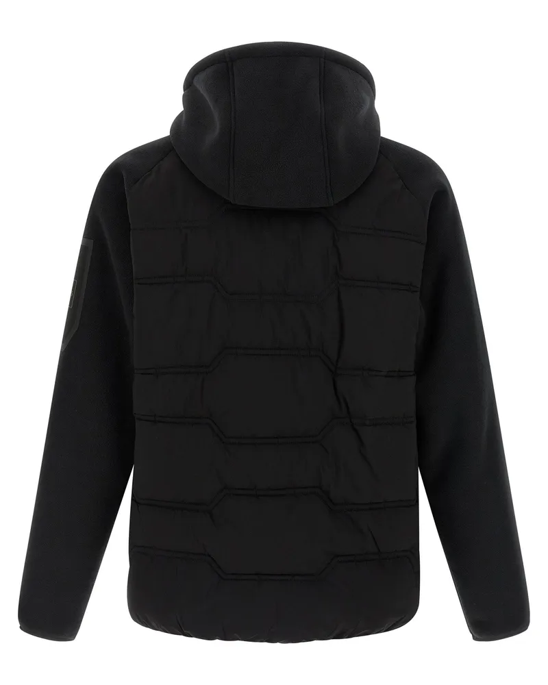 HUGO BOSS Hybrid Quilted Fleece Jacket — Black Black