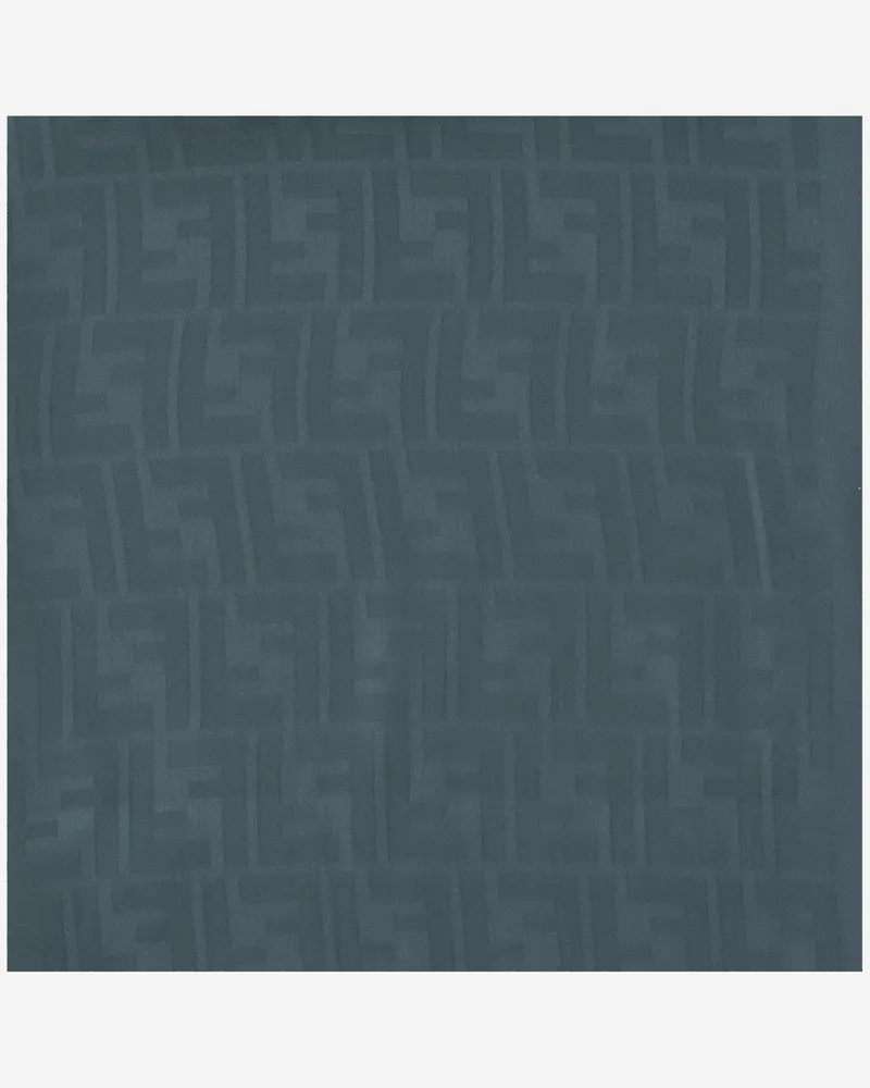 Fendi Women's Silk Scarf Dark Green Scarfs Green