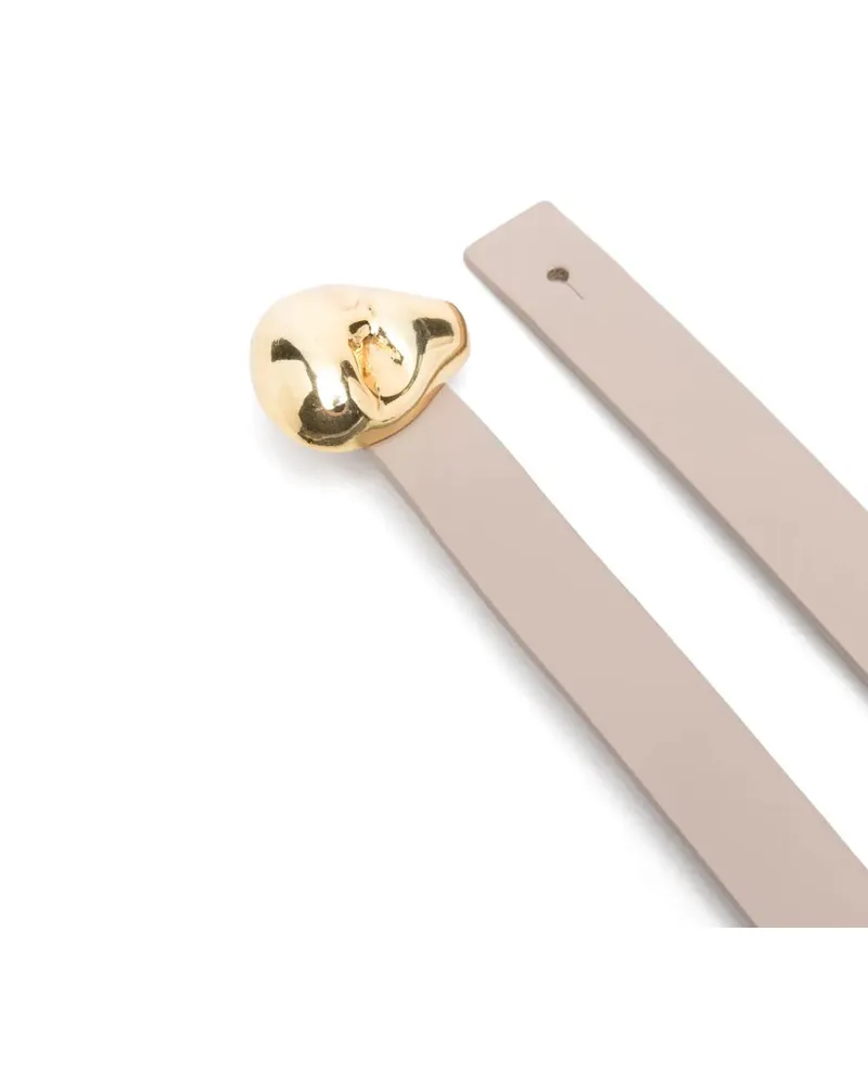 Fabiana Filippi Women's Leather Belt Aw25 W Beige