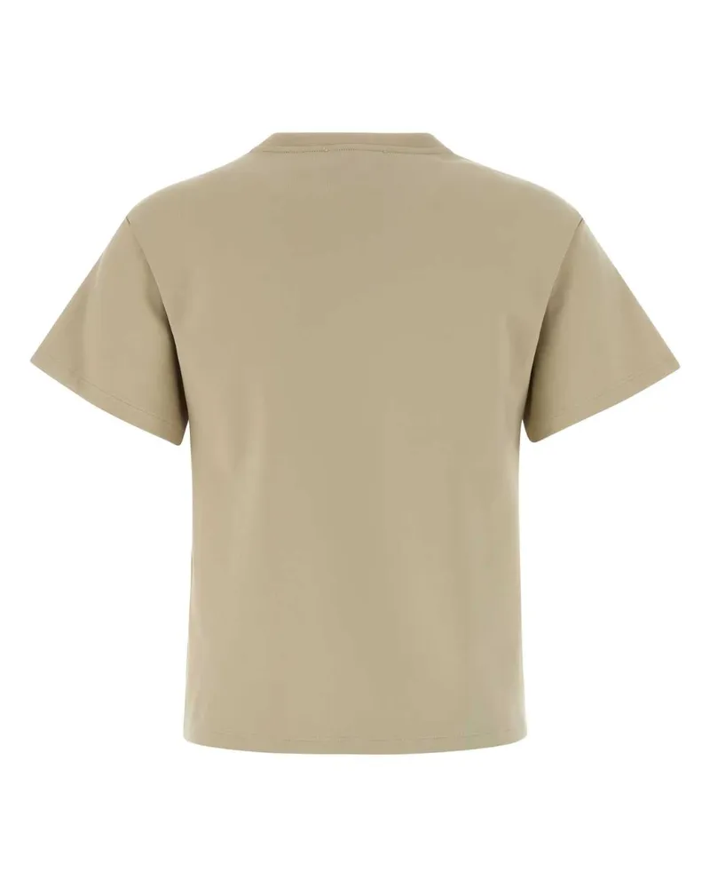 Max Mara Women's Sand Stretch Jersey Quagga T-Shirt Roccia T-shirts And Polos Beige