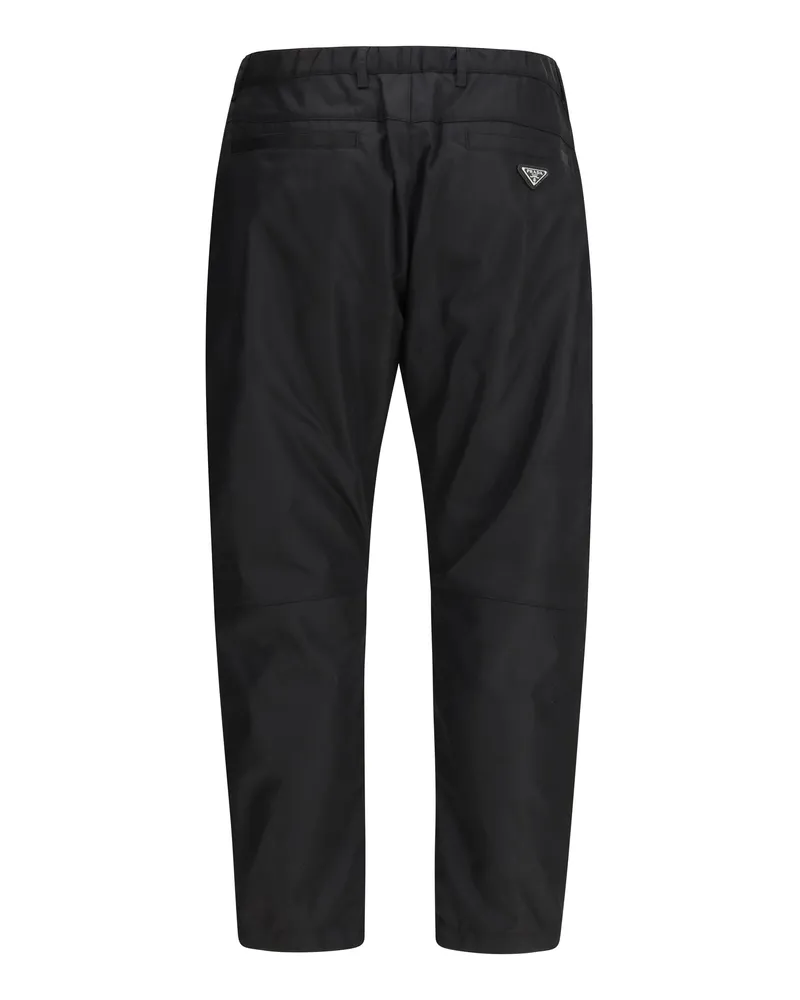 Prada Men's Re-Nylon Pants Nero Recycled Polyamide Trousers Black