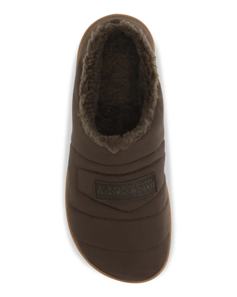 Napapijri Noreg Sabot Slipper — Brown Brown