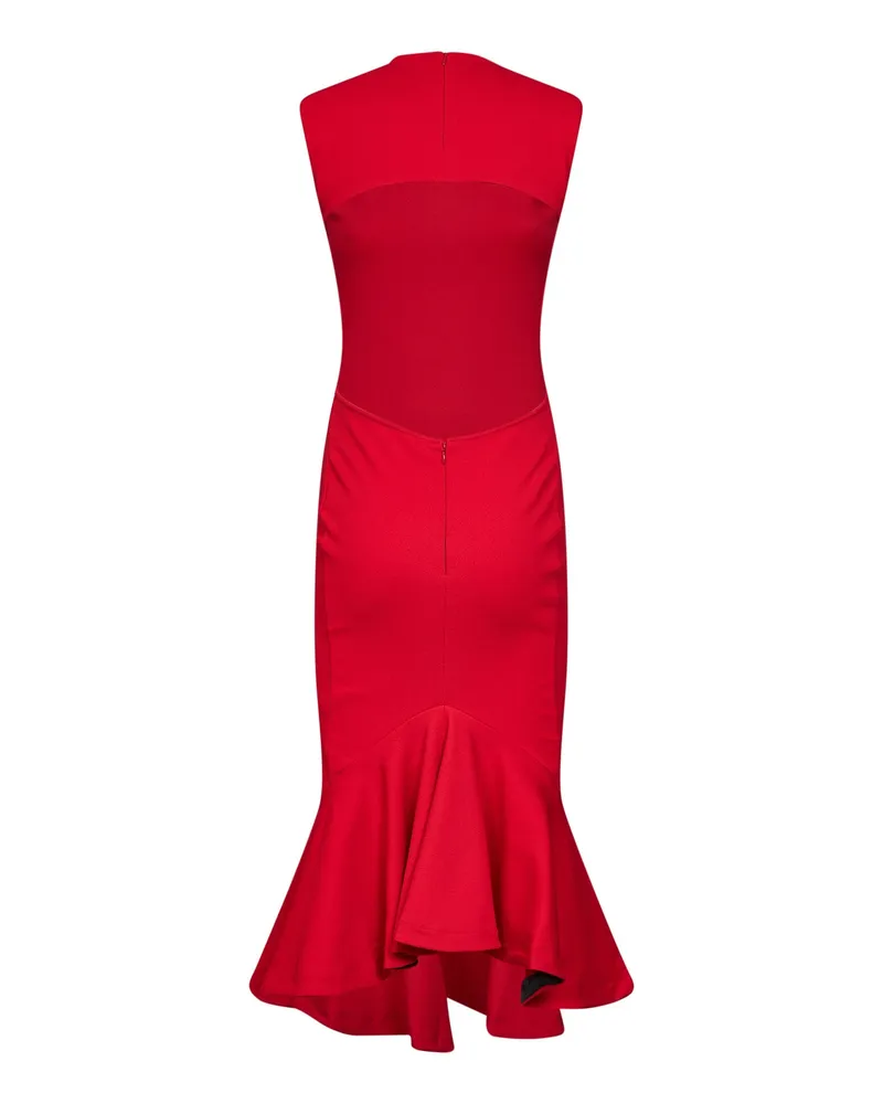 Jacquemus The Palmier Midi Dress — Red Red