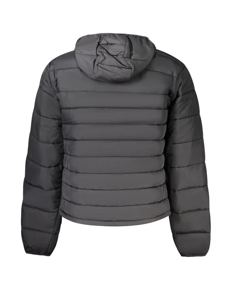 Napapijri Recycled Polyamide Hooded Down Jacket — Black Black