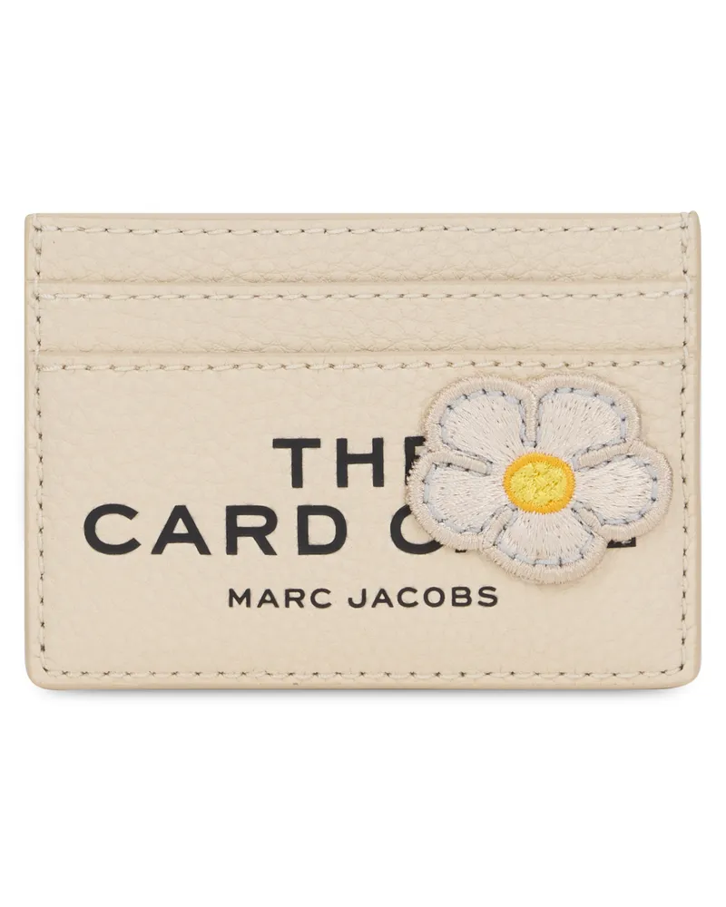 Marc Jacobs Women's Card Holder The Camp Patchwork White Calfskin Wallets & Purses White
