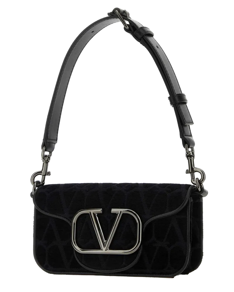 Valentino Garavani VD Shoulder Bag — Black Black